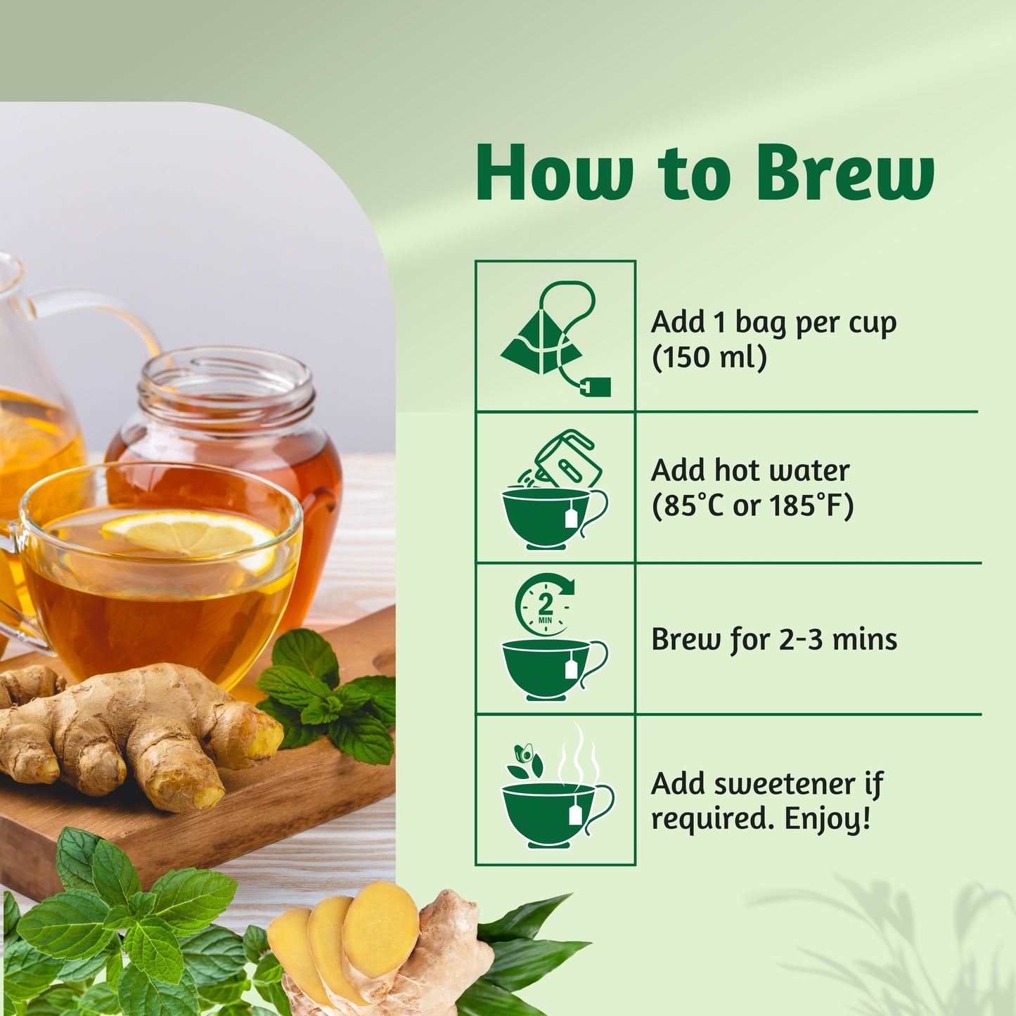 Avocado Tea™ - Ginger Spearmint