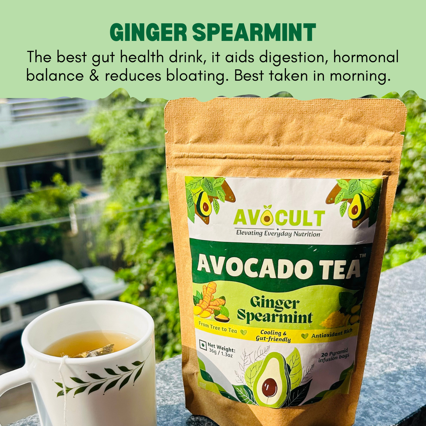 Avocado Tea™ - Ginger Spearmint