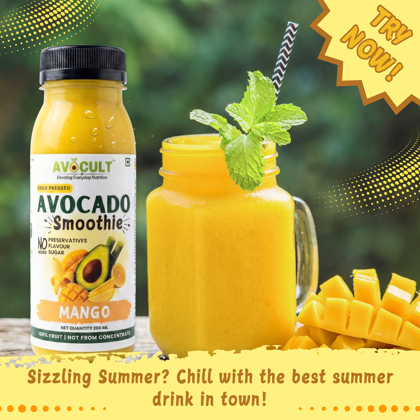 Avo Mango Smoothie - 200ml