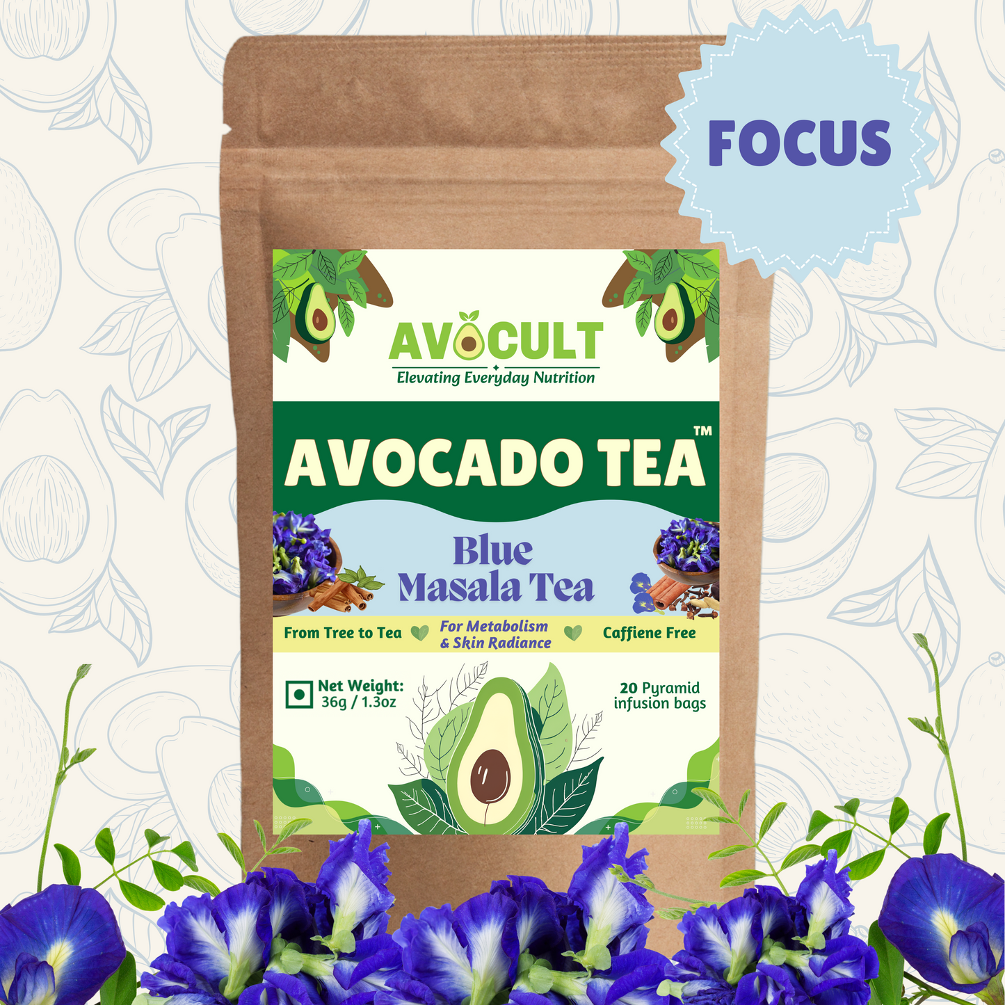 Avocado Tea™ - Blue Masala Tea