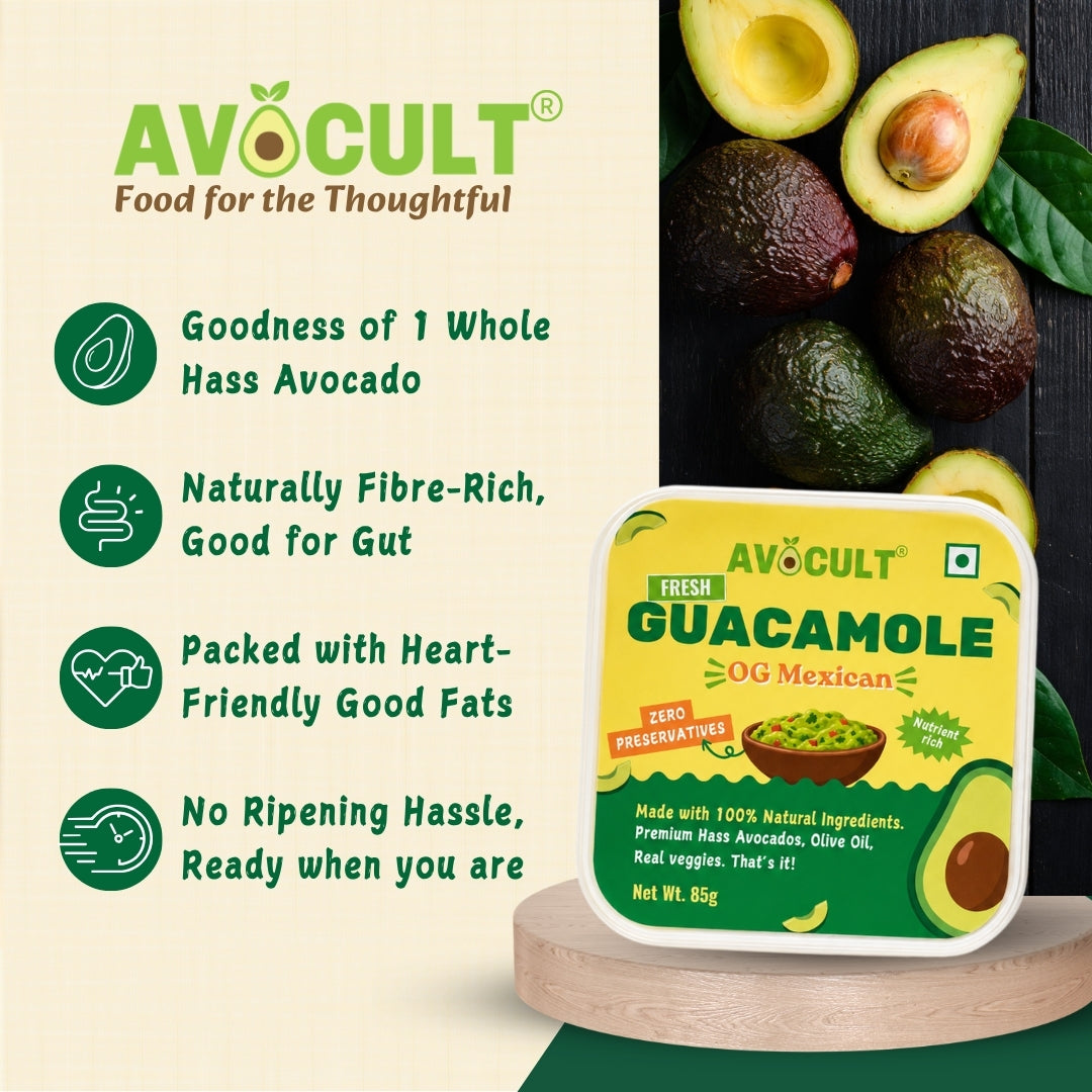 Fresh Avocado Guacamole Combo (85gx3)
