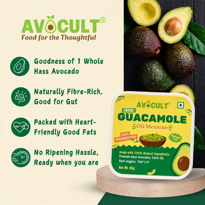 Fresh Avocado Guacamole Combo (85gx3)
