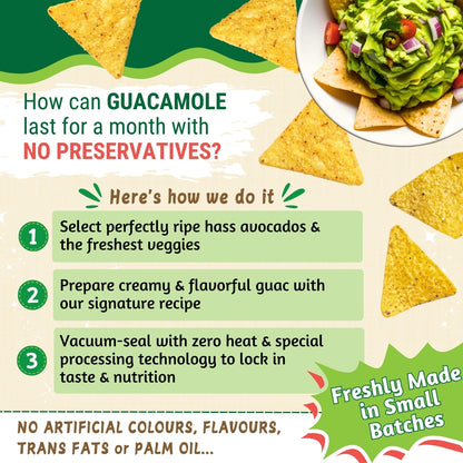 Fresh Avocado Guacamole Combo (85gx3)