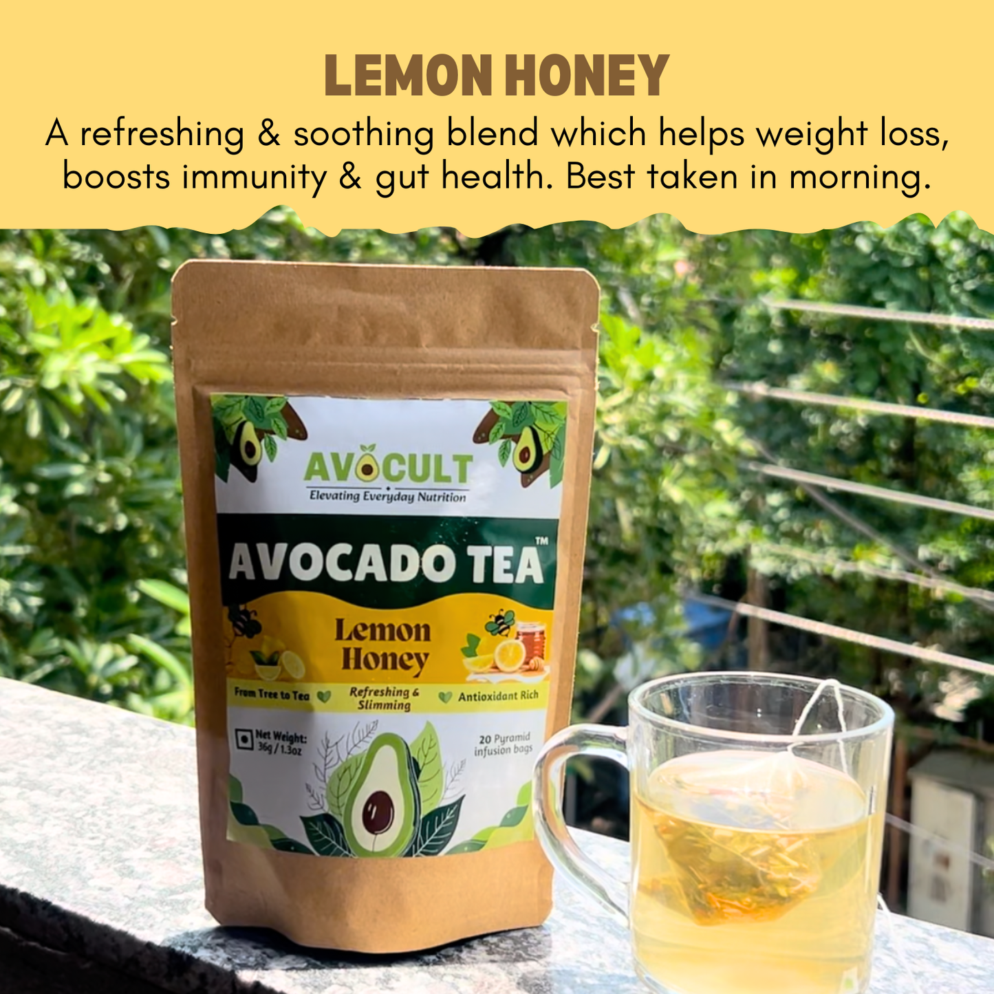 Avocado Tea™ - Lemon Honey