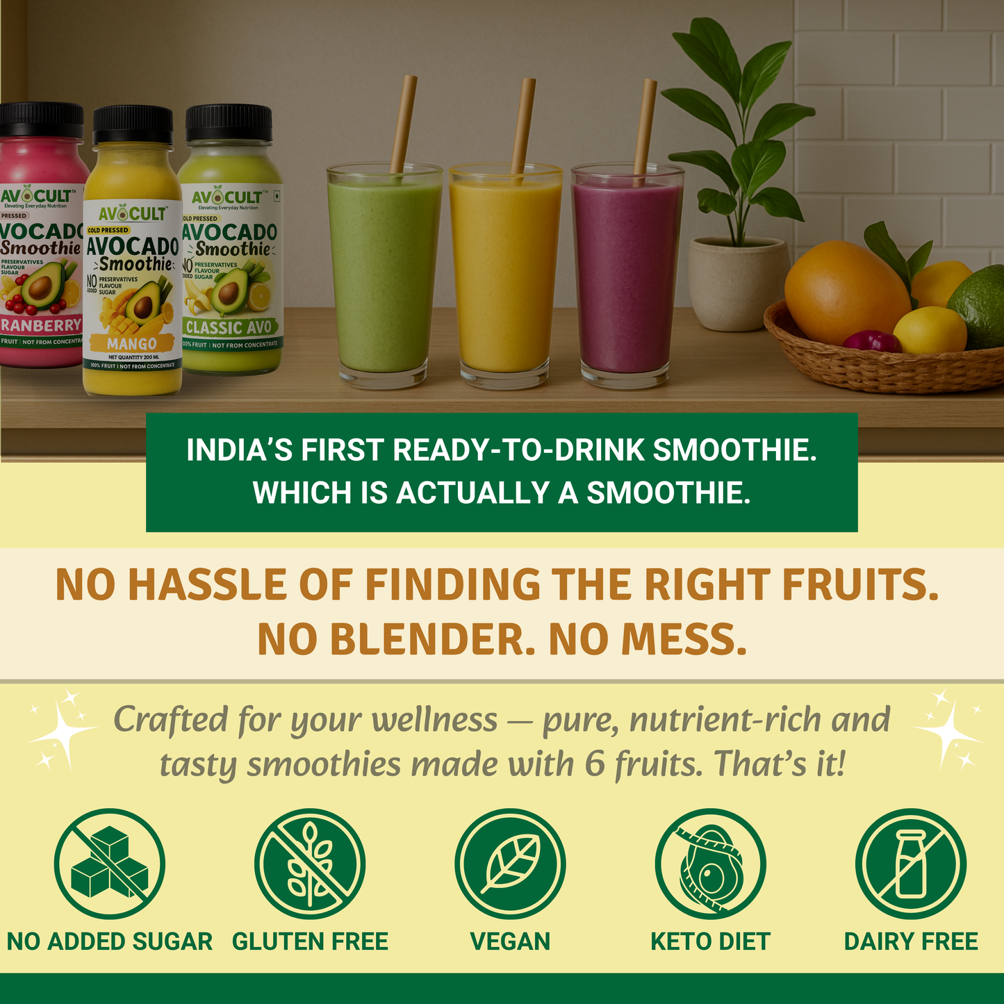 Avo Mango Smoothie - 200ml