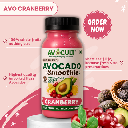 Avo Cranberry Smoothie - 200ml